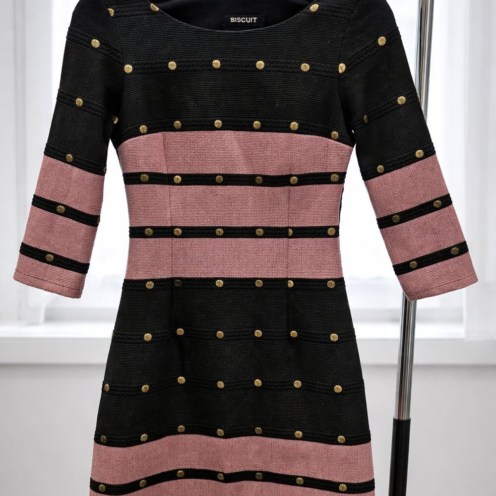 Biscuit Stretch Bodycon Dress • Size 2 • Comfortable + Sexy